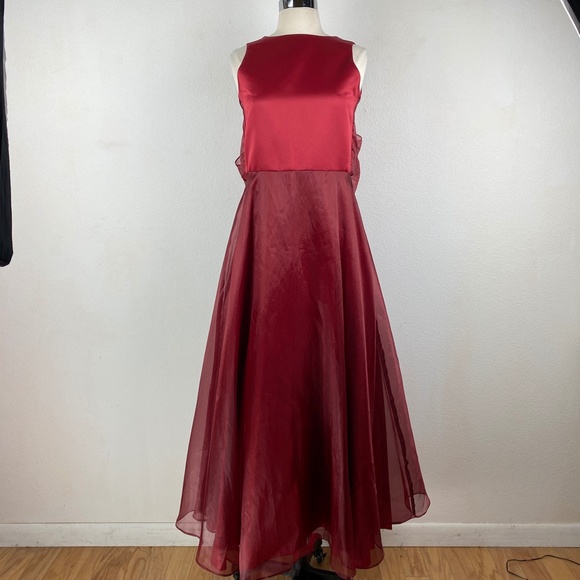 VTG Fashion 1001 Nights Maxi Prom Dress Evening Formal Bridesmaid Small (vtg 14) - Picture 4 of 12